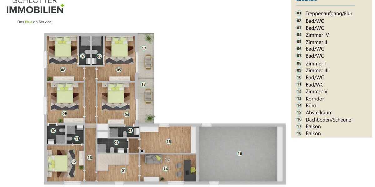 Grundriss Dachgeschoss