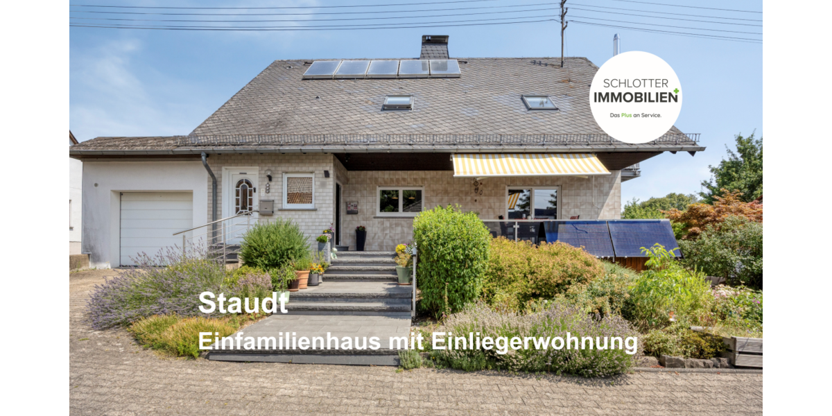 Freistehendes Einfamilienhaus mit Einliegerwohnung - Einliegerwohnung Staudt | Angebot:27120339